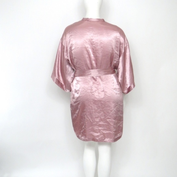 HS LINGERIE CLASSIC SATIN PINK ROBE MEDIUM Barbie 🌸 - Picture 3 of 7
